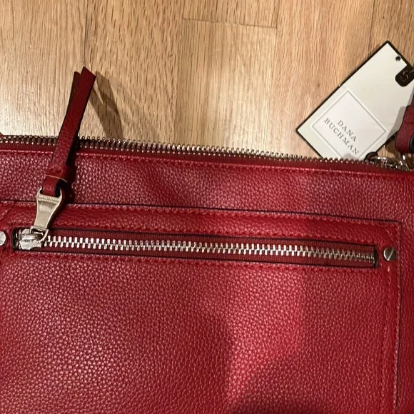 Rich red Dana Bachman leather purse - Picture 2 of 7